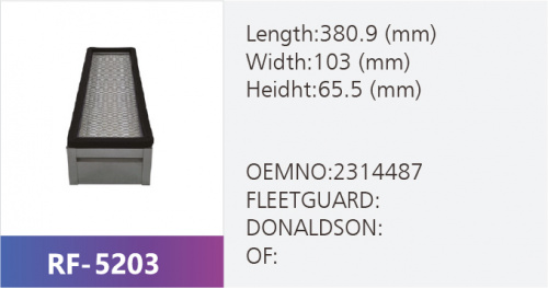 Фильтр салона RF-5203 (1/)