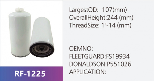 Фильтр топливный RF-1225 (1/)