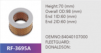 Фильтр воздушный RF-3695A (1/)
